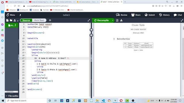 How to Create Table in Latex Overleaf Bangla Tutorial 2023 | How to Make Tables in Latex Overleaf смотреть онлайн
