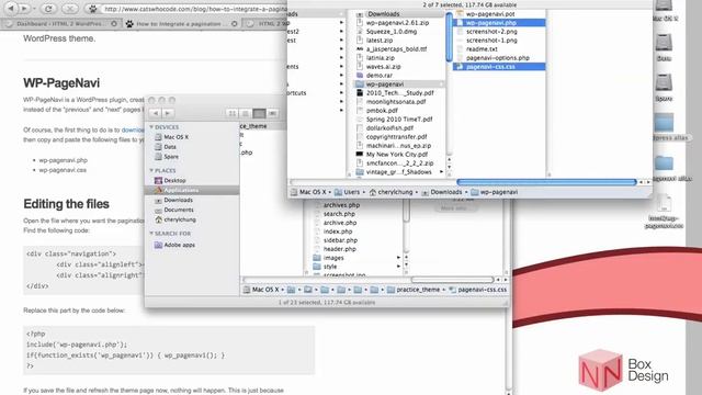 WordPress Tutorial: Pagination Code Snippet 1/2 [HTML2WP screencast]