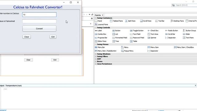 Celcius to Fahrenheit Converter - Java Project смотреть онлайн