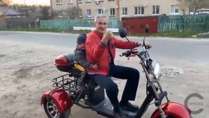 СityCoCo Trike GT X11_ красный_отзыв нашего покупателя