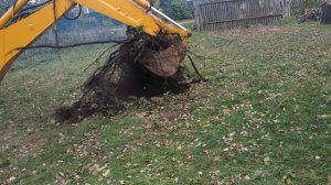 №5 Срезка растительного слоя грунта. Выкорчвка пней