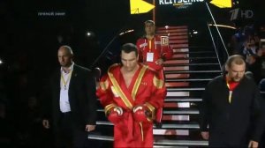 Выход Кличко на бой с Поветкиным