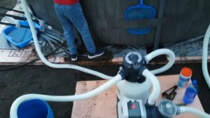 Каркасный бассейн Intex GreyWood Prism Frame 457x122 см