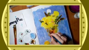 Speed paintdraw flowers
Как нарисовать букет Одуванчики в вазе 
Акварель+гуашь
