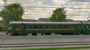 MSTS | Электропоезд ЭР2 | Microsoft Train simulator | ER2 electric train