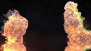 Интро Fire Logo 2 (огненный логотип). Заказать заставку. Пример. Монтаж видео на заказ.