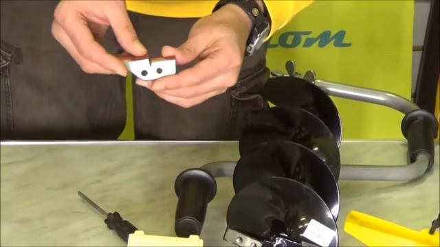 Как прикрепить ножи к ледобуру смотреть онлайн