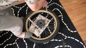 How NOT to remove Honda TransAlp XL600V wheels, bearings and tires!