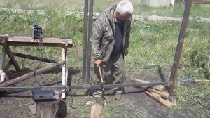 Строим гараж из опилкобетона (часть 3). Варим ворота!!