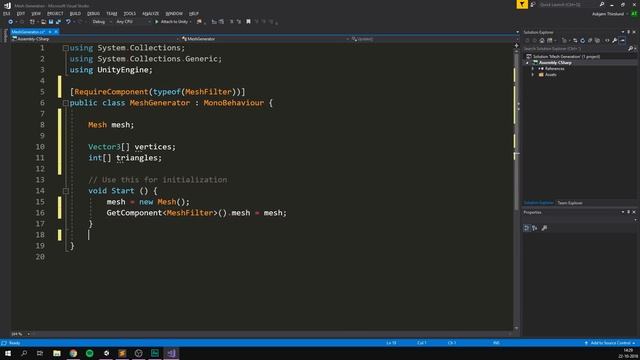MESH GENERATION in Unity - Basics смотреть онлайн