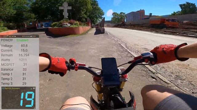 Навалил 72 км/ч на детском питбайке! Обзор, тест-драйв заряженного электробайка