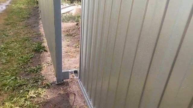Откатные (консольные) ворота своими руками