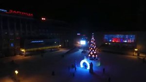 Обзор города Мирный с квадрокоптера