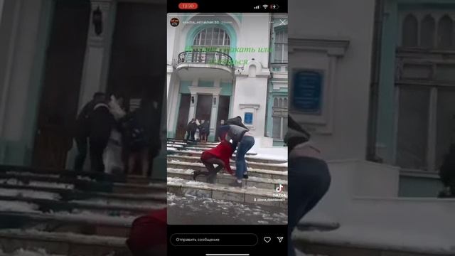 Ураган в Астрахани
