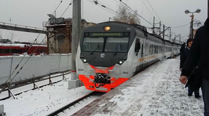 ЭД4М-0444 с сообщением Рязань-1 - Казанский вокзал