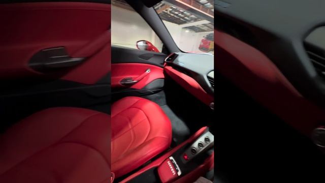 Ferrari 488 GTB cold start | Red Interior