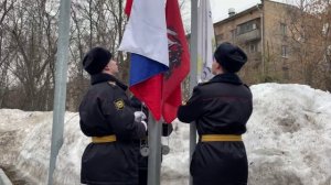 Церемония поднятия Государственного флага в Колледже полиции и Кадетском корпусе