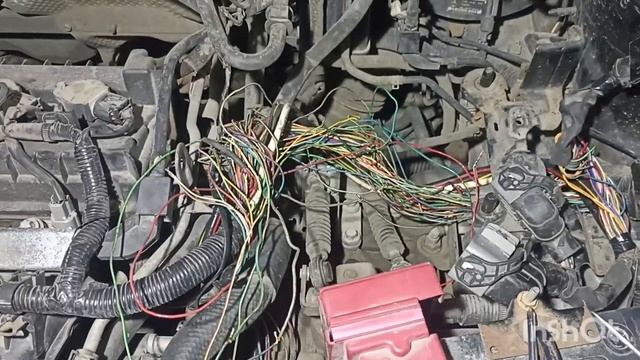 Mitsubishi Lancer X.  Не держит обороты. Ошибки p2135, p0122, p1233. Ремонт проводки. смотреть онлайн