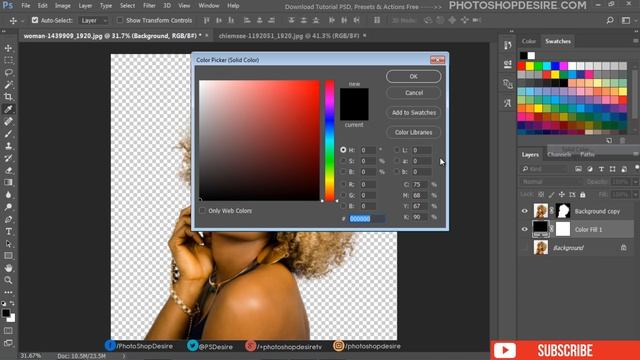 How to Cutout Hair Without Fringing in Photoshop - Hair Masking Easy & Fast !!! смотреть онлайн
