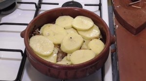 Картофель в молоке. Традиционный испанский рецепт. Patatas Mayordomo.