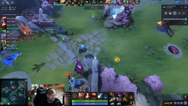 НС СМОТРИТ НЕВЕРОЯТНУЮ ЗАРУБУ НА 70 МИНУТ! Outsiders vs Talon/ VP vs Talon / PGL Arlington Major смотреть онлайн