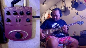 Behringer ADI21 Acoustic Modeller V-Tone with Cort M600
