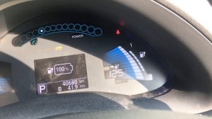 Разрядил полностью Nissan Leaf хотя еще оставалось более 5 процентов заряда