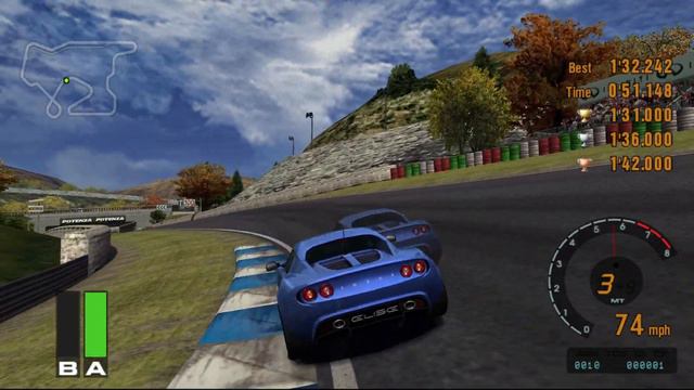 Gran Turismo Concept: Autumn Ring in the Lotus Elise '00. смотреть онлайн