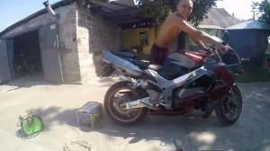 Kawasaki Ninja ZX9R 1995 Exhaust WR'S Выхлоп Кавасаки Ниндзя