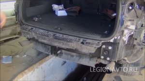 Установка фаркопа Bosal 029-743 со съёмным шаром на автомобиль VW Touareg 2010-