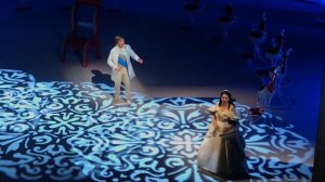 Ж. Массне опера «Попелюшка» Зустріч Принца (Н. Матвєєва) та Люсетти (Попелюшки Ю. Піскун)