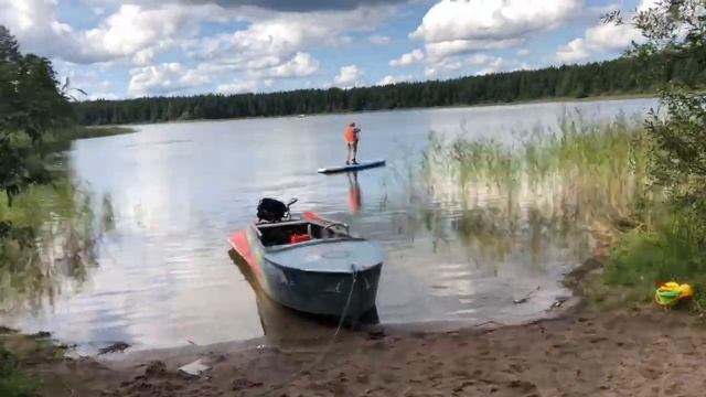 Селигер. Казанка + Tohatsu 9,8 л.с. Обзорная экскурсия по Селигеру: о.Хачин, Городомля, Копанка.