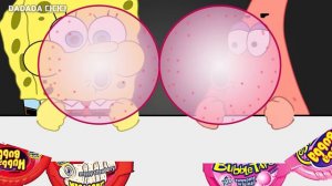 🏆 SpongeBob Patrick Red Food Mukbang Hubba Bubba Eyeball jelly