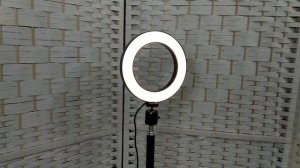 Кольцевая LED лампа на штативе. Диаметр 16см