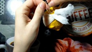 Ватная игрушка Колобок.Как это было =)