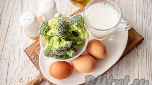 Омлет с брокколи в духовке