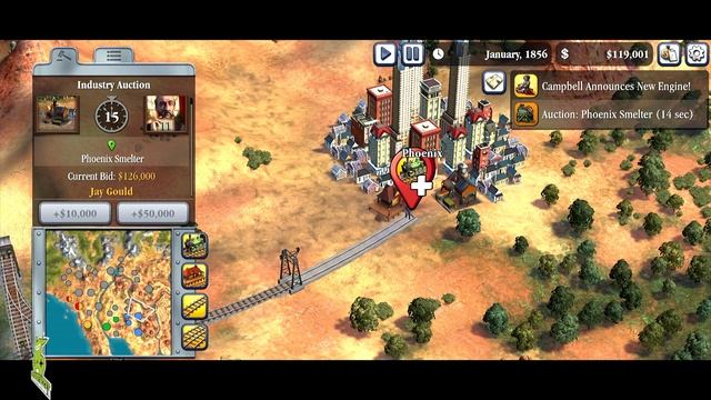 Sid Meier’s Railroads Mobile Gameplay (Android, iOS) - Part 1 смотреть онлайн