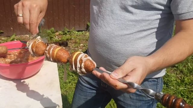 Шашлык из свиной шеи.Максимально сочный маринад