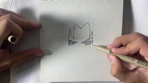 Как нарисовать Саске за 6 минут