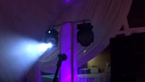 Дискотечный свет на банкете.