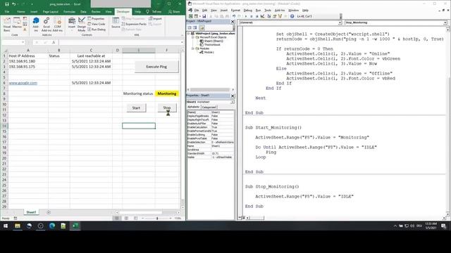 Build your own Ping Tester #2 | Ping Monitor & Ping Scheduler | Networking | Excel