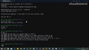 Atualizando npm com nvm no Windows 10 - Explicação detalhada do erro e como resolver