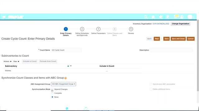 Oracle Fusion Supply Chain - 23rd CycleCounting смотреть онлайн