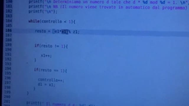 Implementazione in C ( algoritmo RSA) смотреть онлайн