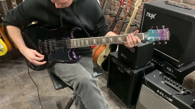 Пример звучания гитары Shinobi Viper SG смотреть онлайн