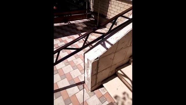 Навес №20 из профлиста своими руками.