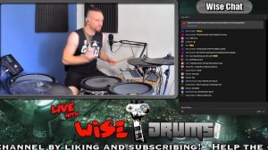 Video Game Drumming with WiseDrums! Come Hang!
