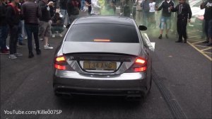 Mercedes CLS55 AMG burnout & lots of revs 1080p
