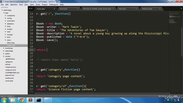 Laravel Tutorial Full Course for Beginners (2021) - Laravel Models LEC #12