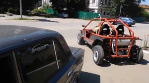 Багги своими руками.На багги по городу